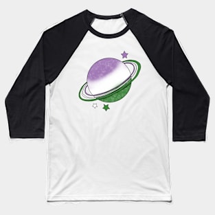 Genderqueer pride planet Baseball T-Shirt